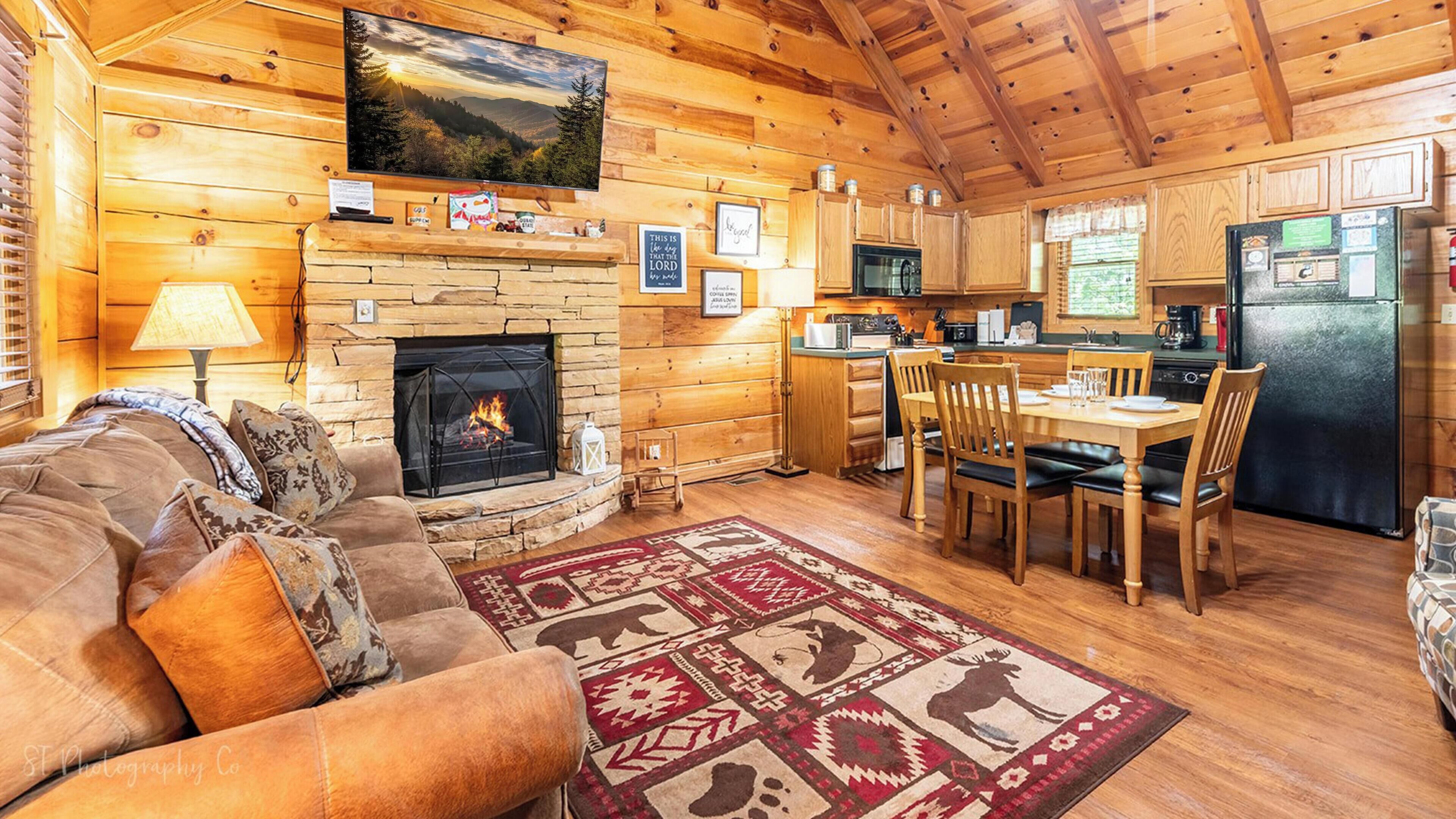 小屋, 1 間臥室 | 起居區