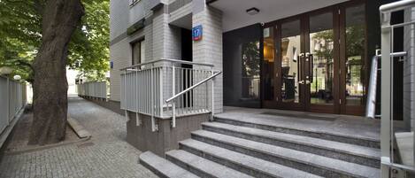 Majoituspaikan julkisivu