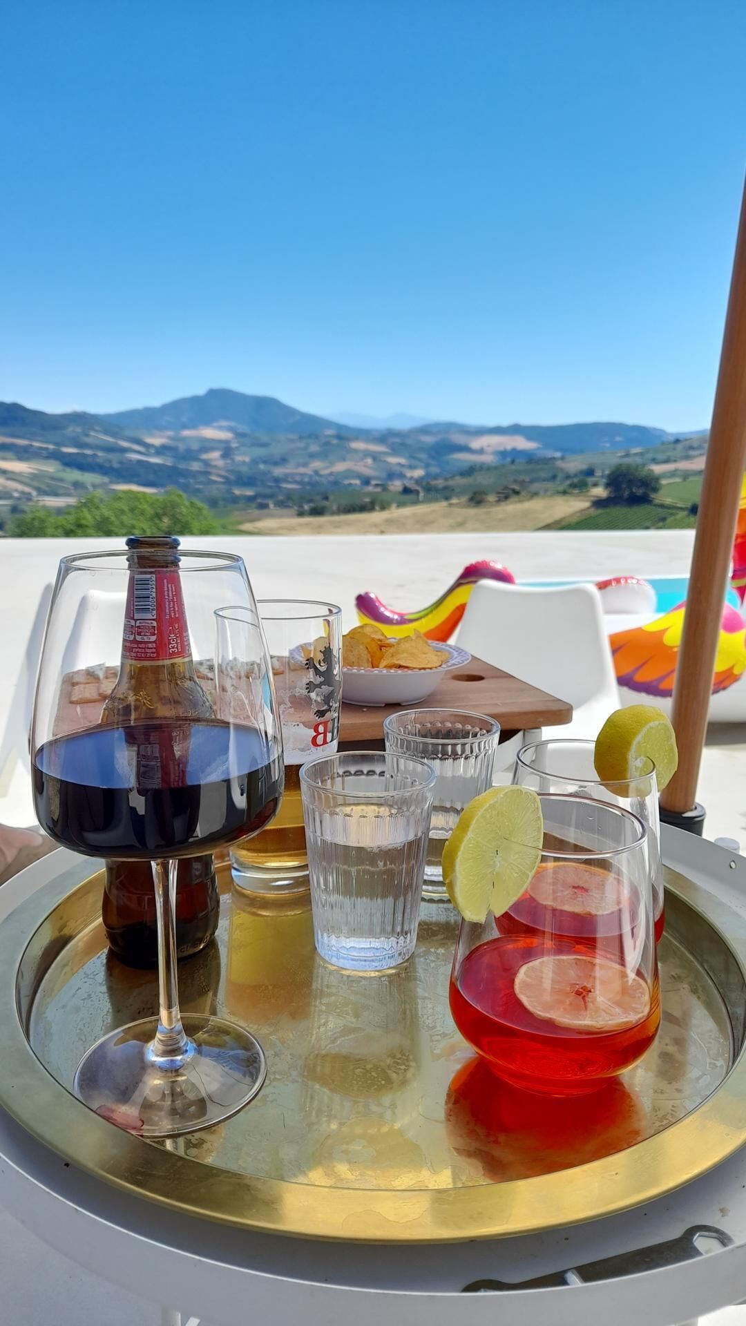 Ferienhütte | Balkon