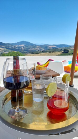 Ferienhütte | Balkon