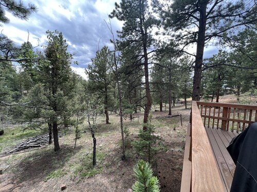 Rose Mountain Escape is peaceful with beautiful views and we are pet friendly. 