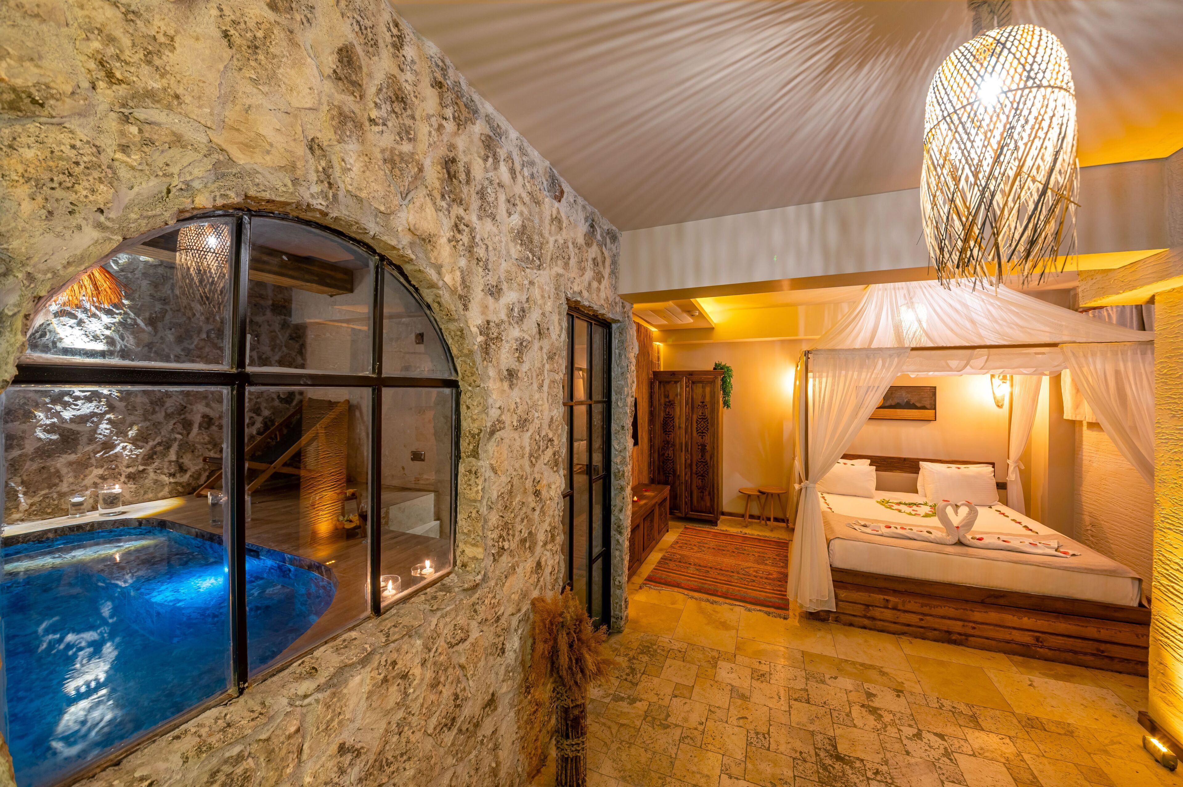 Luxury Room, Private Pool | Frette Italian sheets, premium bedding, down comforters