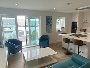 Apartamento, 1 cama de matrimonio grande | Sala de estar