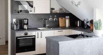 Central and modern apartment near the Neuseenland and the city of Leipzig