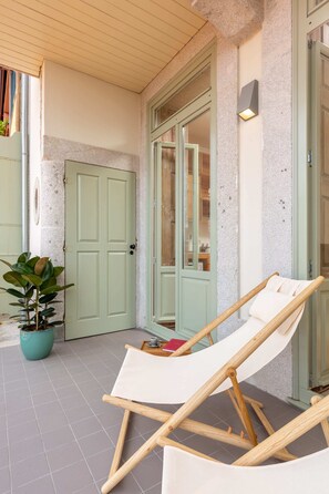 Terrace/patio - Cordoaria River View Studio with Balcony (1st Floor) (Porto)