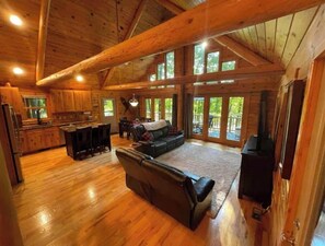 Smart TV, DVD player, books