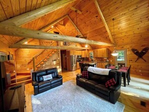 Smart TV, DVD player, books