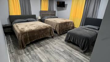 5 bedrooms, iron/ironing board, travel cot, free WiFi