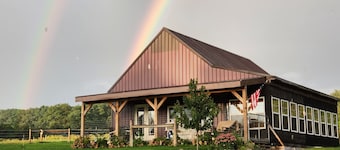 864 sq ft Rustic bunkhouse located on a working farm. Minutes from Skaneateles!