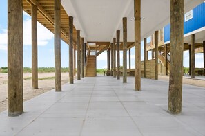 Property grounds - 3BR Beachfront Retreat | Gulf Views, Wraparound Deck, Sleeps 12, Pet-Friendly, & More (Gilchrist)