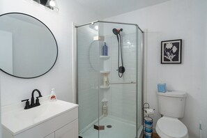 Towels, soap, toilet paper