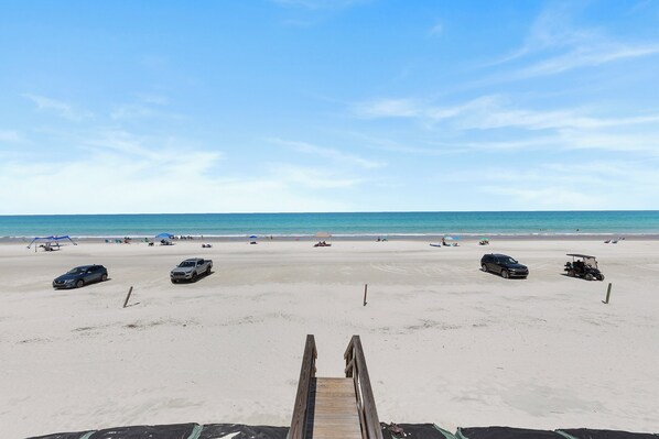 On the beach