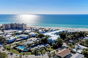 Exterior - Liddie's Place: Gulf Front Sun Plaza West Condo, Pool, Tennis by Anna Maria Life Vacation Rentals (Holmes Beach)