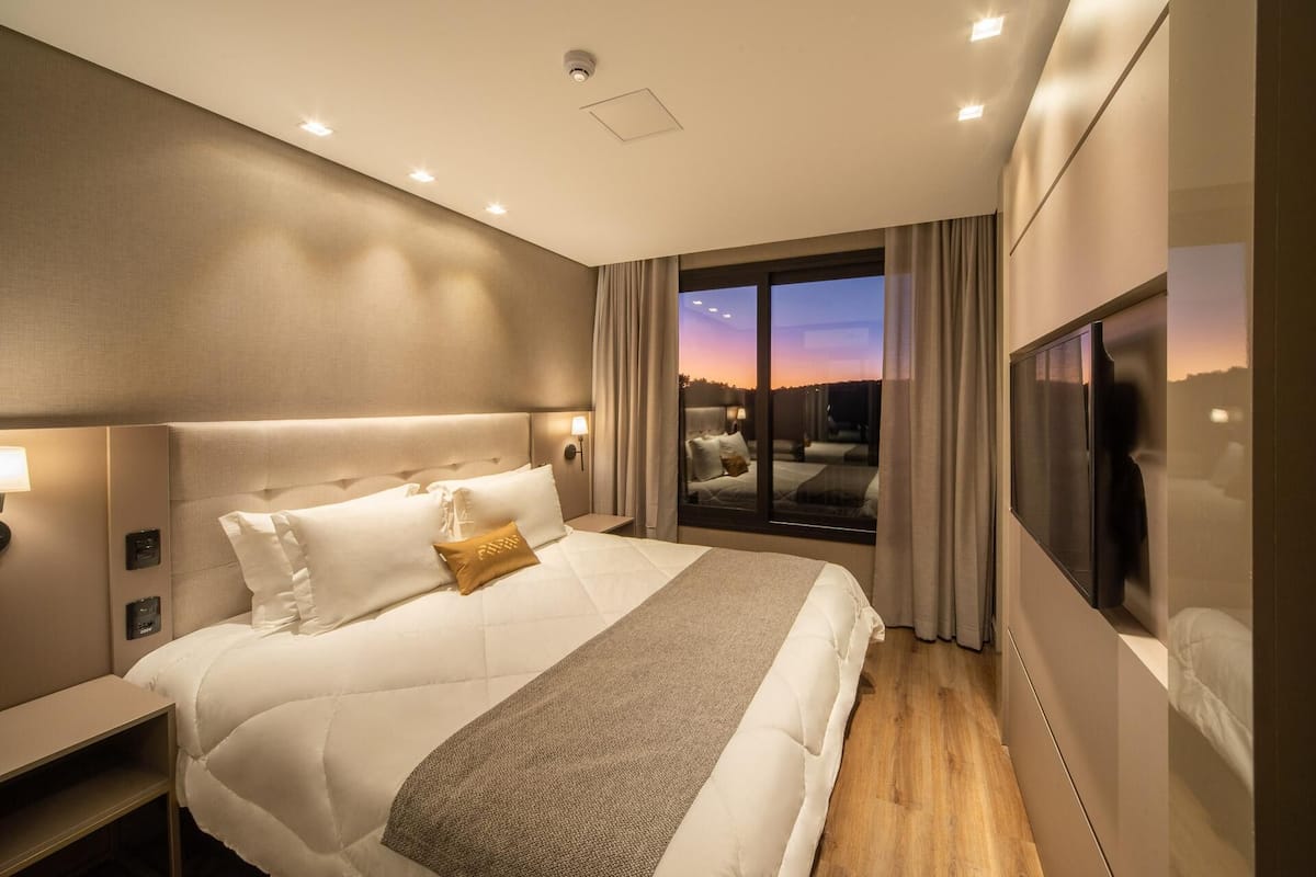 1 chambre, literie hypoallergénique, minibar