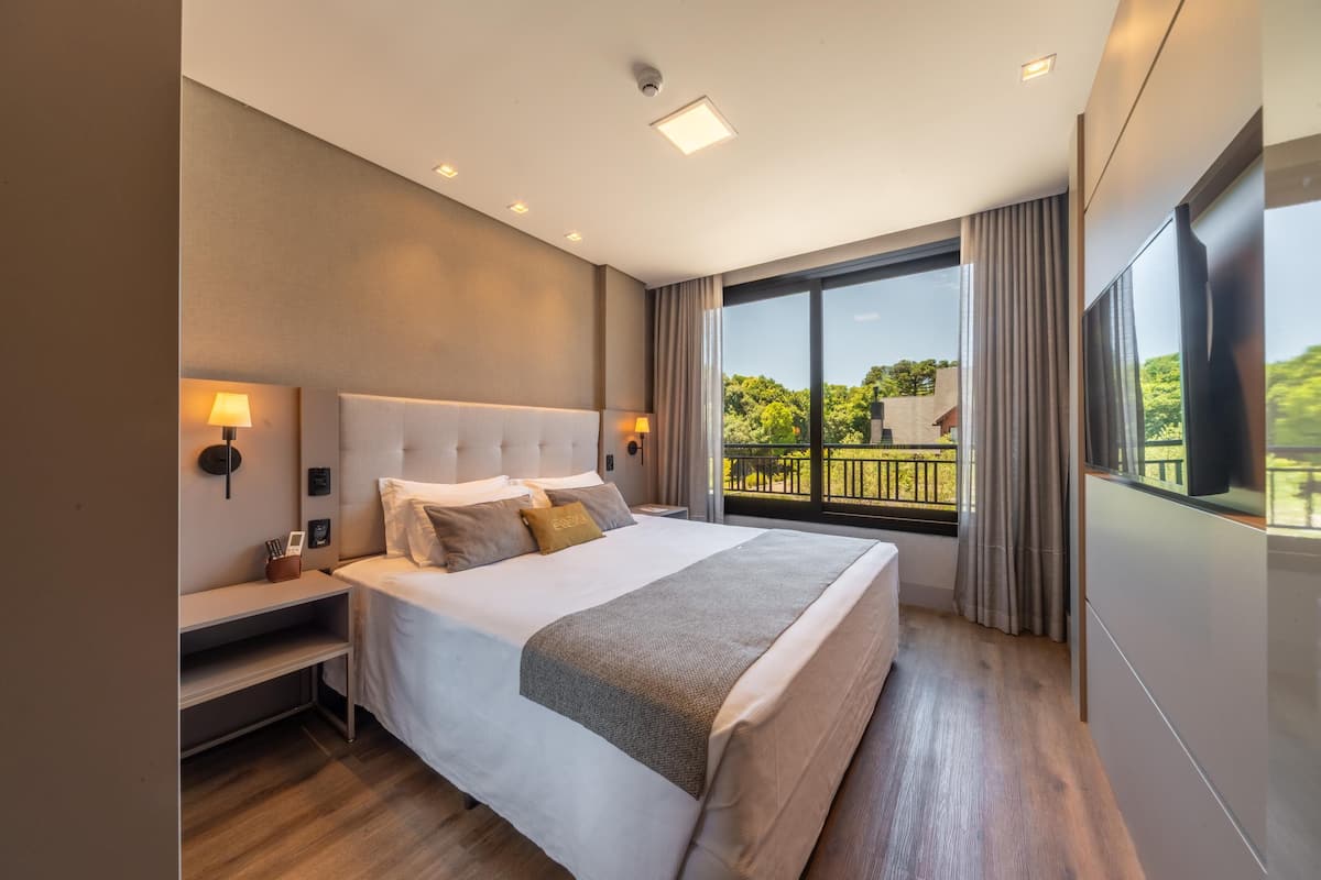 1 chambre, literie hypoallergénique, minibar