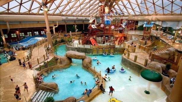 An indoor water park with multiple pools, slides, and play areas. - 4th of July Week 2024 Massanutten Resort, 2BDRM 2BA Sleeps 6 (Massanutten)