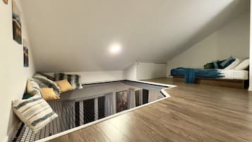 3 slaapkamers, een strijkplank/strijkijzer, gratis wifi, beddengoed