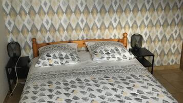 2 chambres, fer et planche Ă repasser, lit parapluie, Wi-Fi gratuit