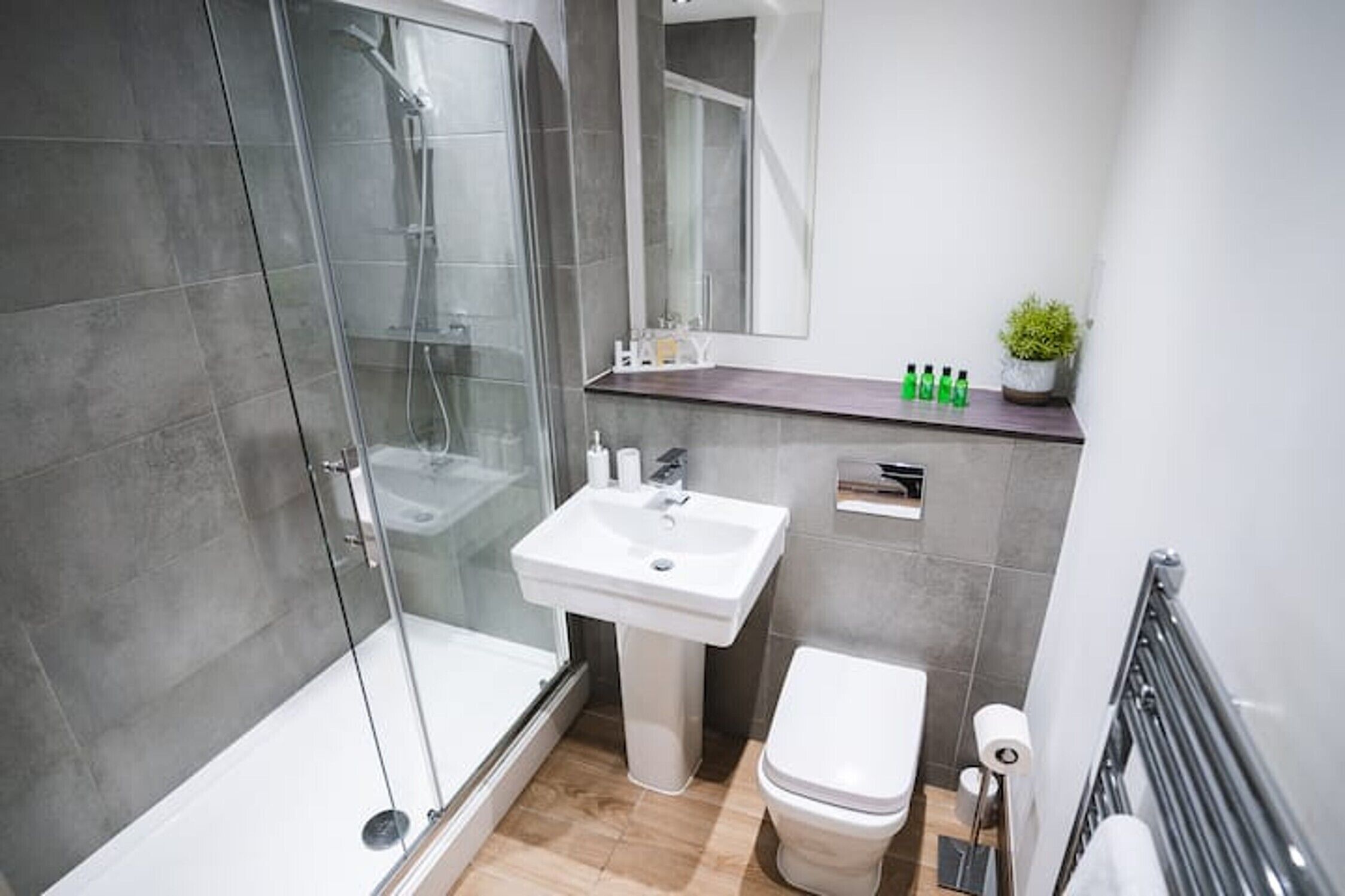 Panorama appartement, toegankelijk voor mindervaliden, privébadkamer | Badkamer