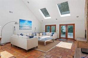 Smart TV, fireplace, printers