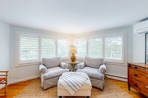 TV, DVD player, table tennis, books