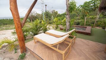 Deluxe Triple Room, Private Pool | View from room