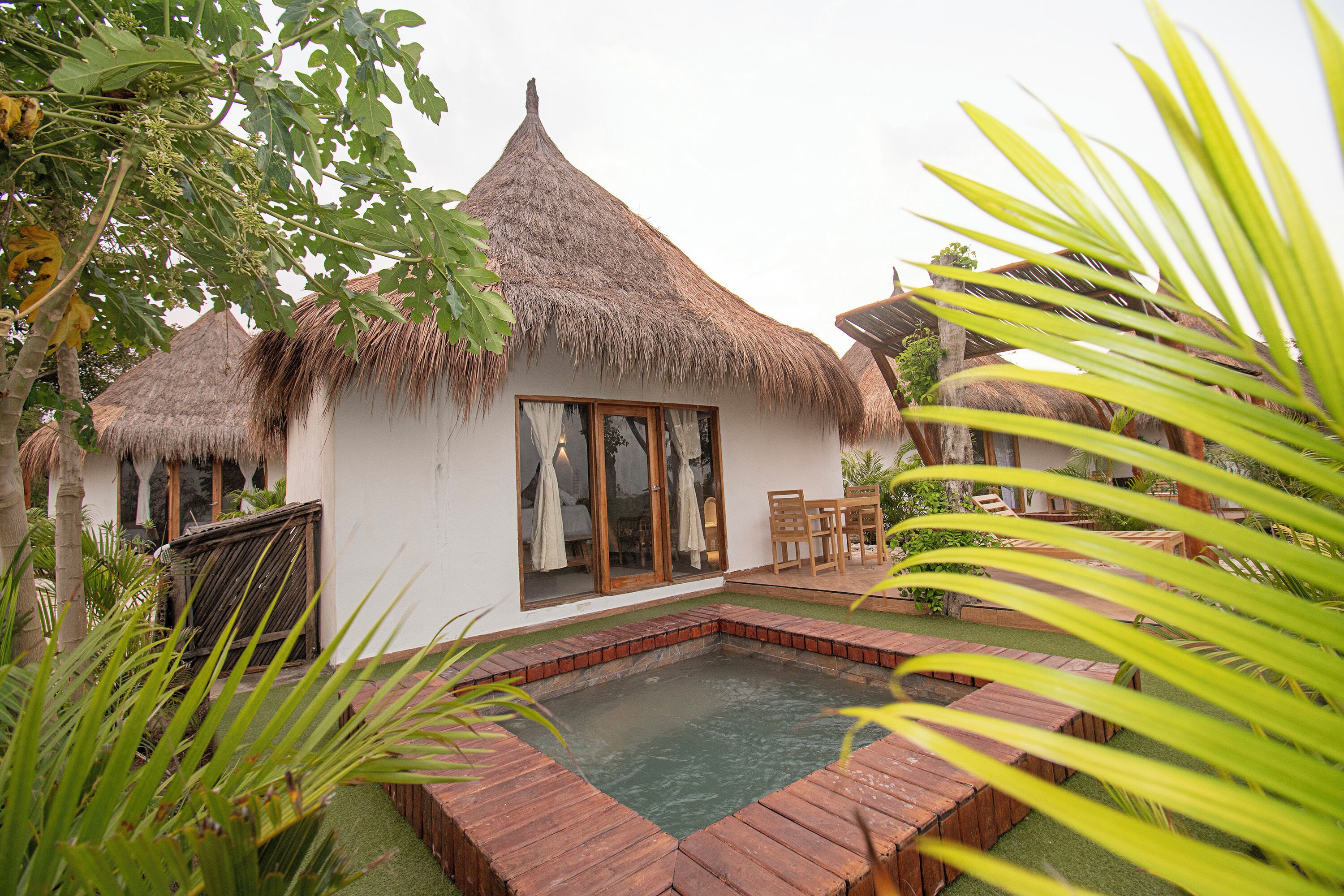 Voorkant van accommodatie