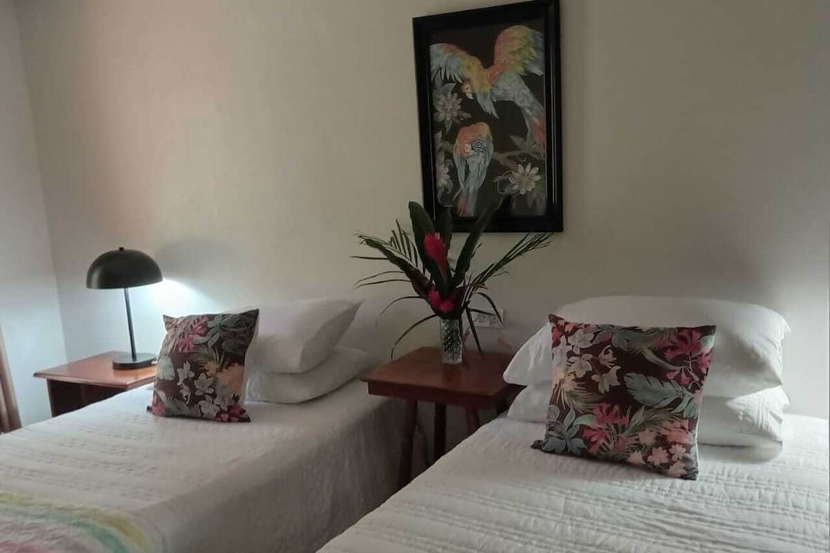 Habitación clásica con 2 camas individuales | Escritorio, cortinas opacas, tabla de planchar con plancha y wifi gratis