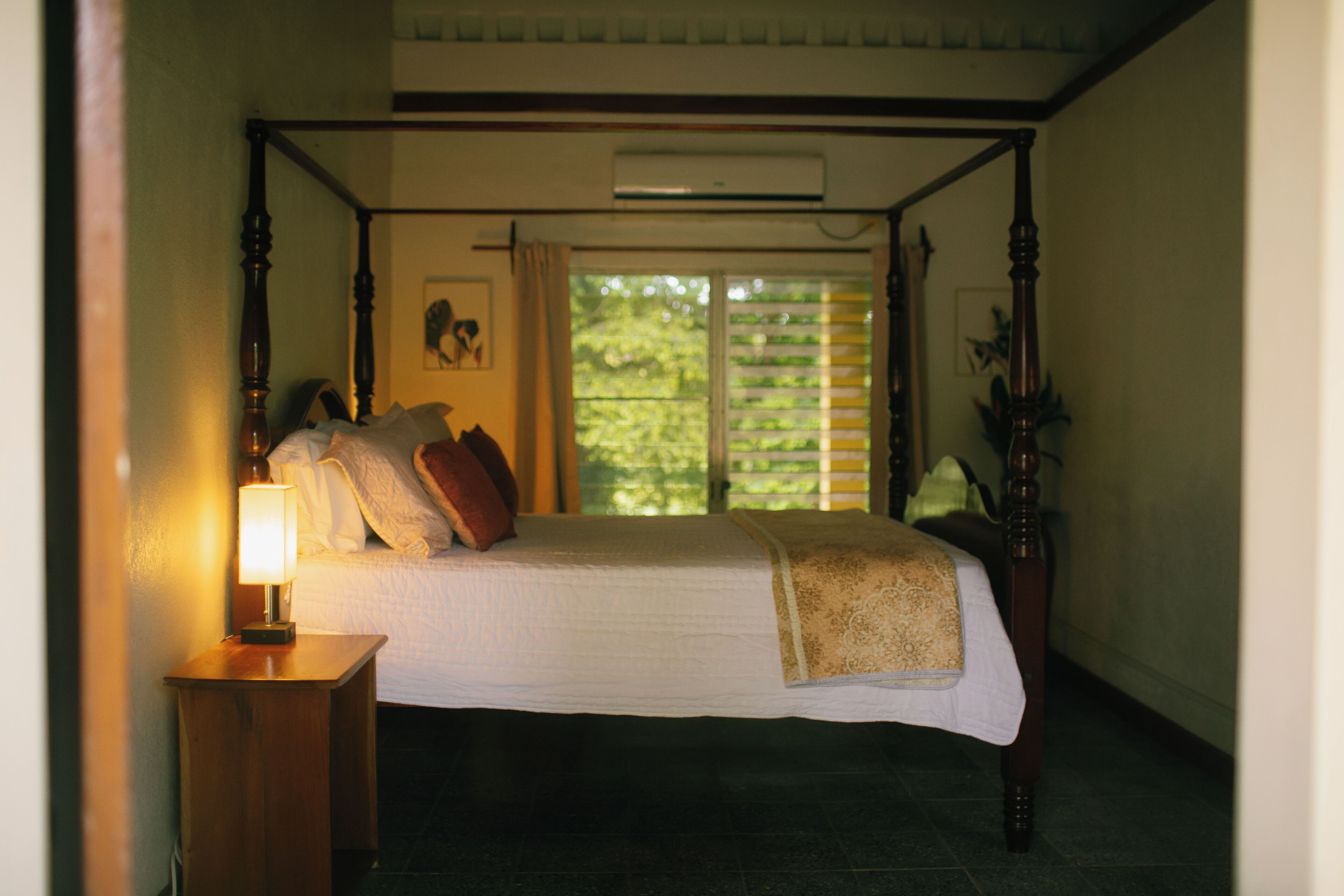 Desk, blackout curtains, iron/ironing board, free WiFi