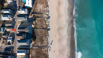 Vlak bij het strand