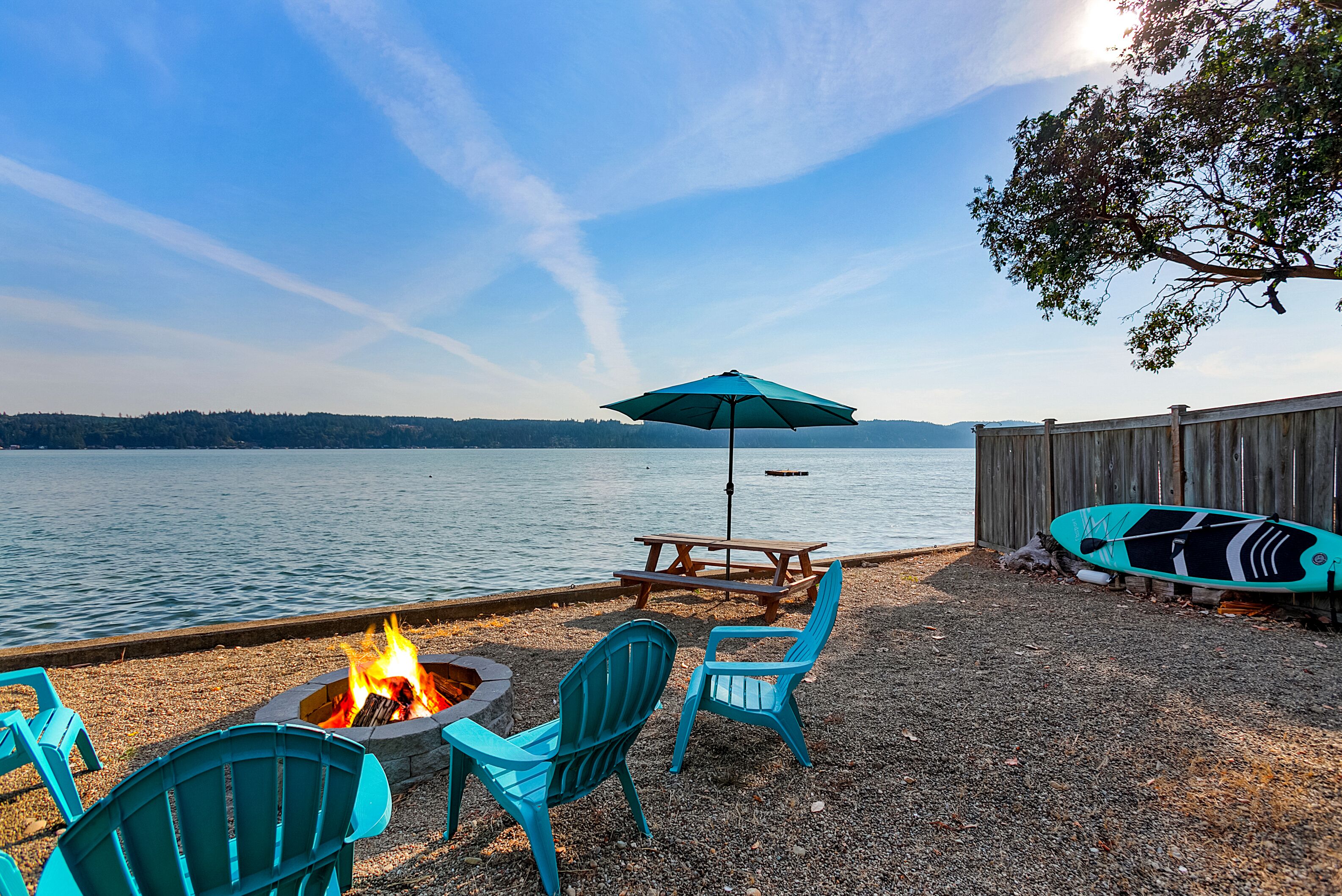 Glamorous Waterfront Home w/Private Beach, Hot Tub, Water Toys, on Hood Canal