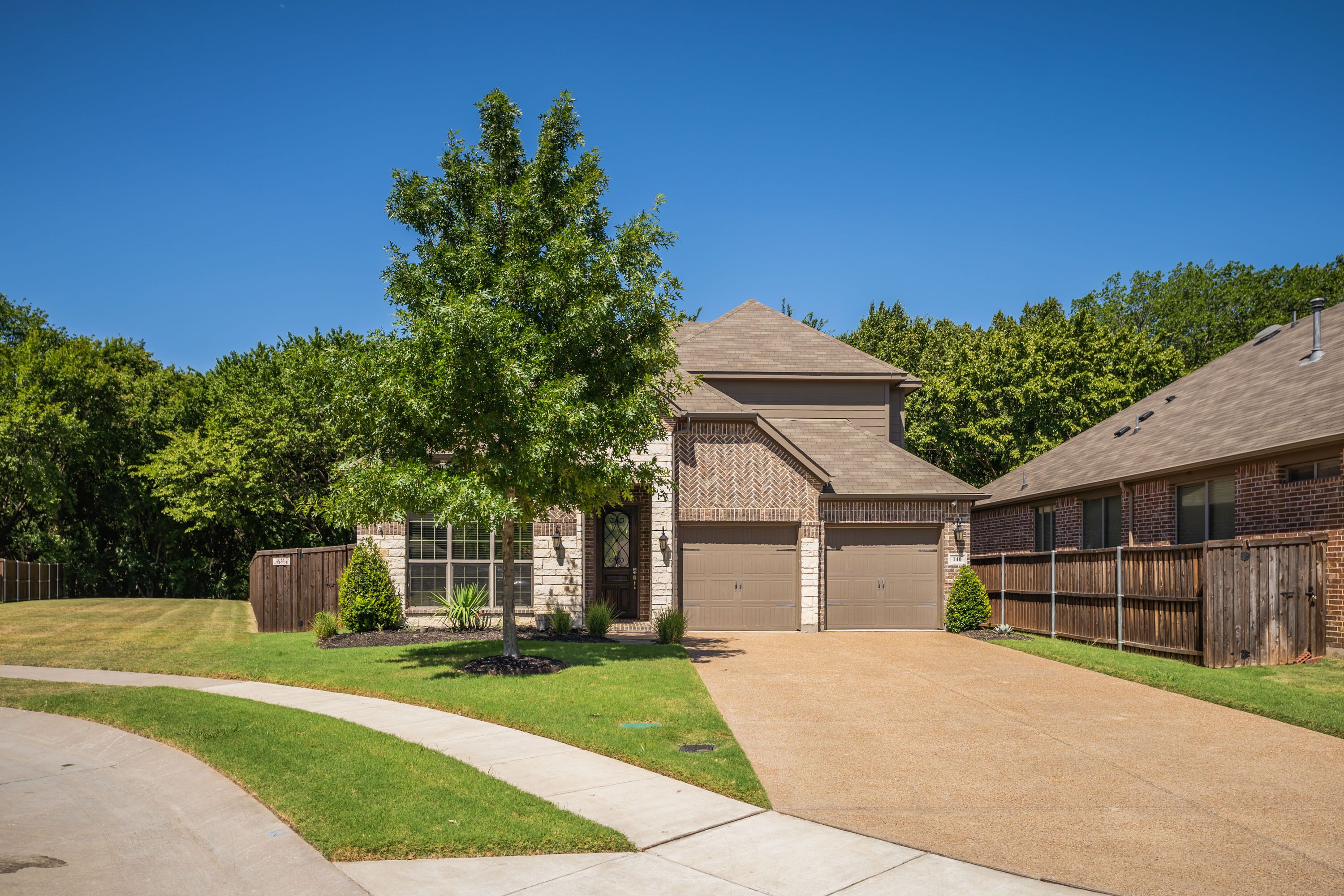 Double Car Garage and Large Driveway