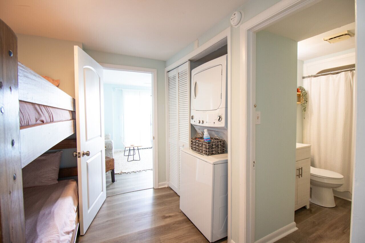 1 bedroom, travel crib, WiFi, bed sheets