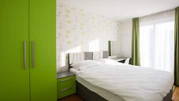 Comfort Apartment | 3 bilik tidur, peti besi dalam bilik, langsir/tirai gelap terus