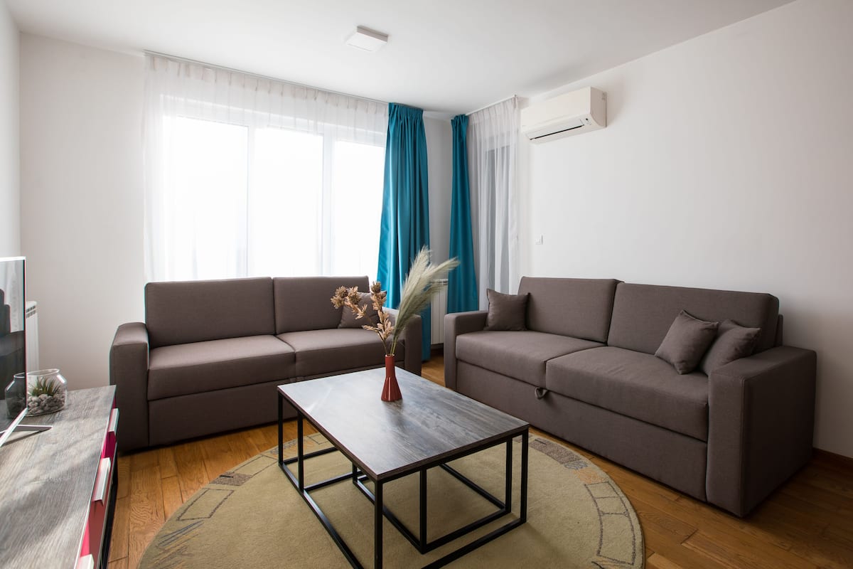 Departamento Deluxe | Área de sala de estar