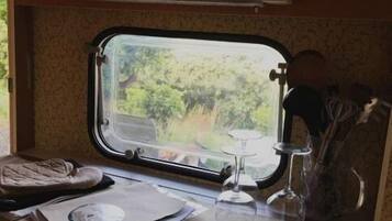 Vue depuis lâhĂ©bergement