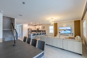 Interior - Luxury Lakeview Villa with Game Room + Theater & Free Waterpark Close to Disney  (Kissimmee)