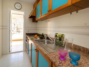 Microwave, oven, dishwasher, toaster