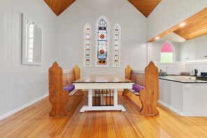 Dining - Restored historic church with all amenities (Yangan)