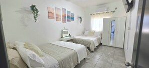 2 habitaciones, wifi gratis y ropa de cama 