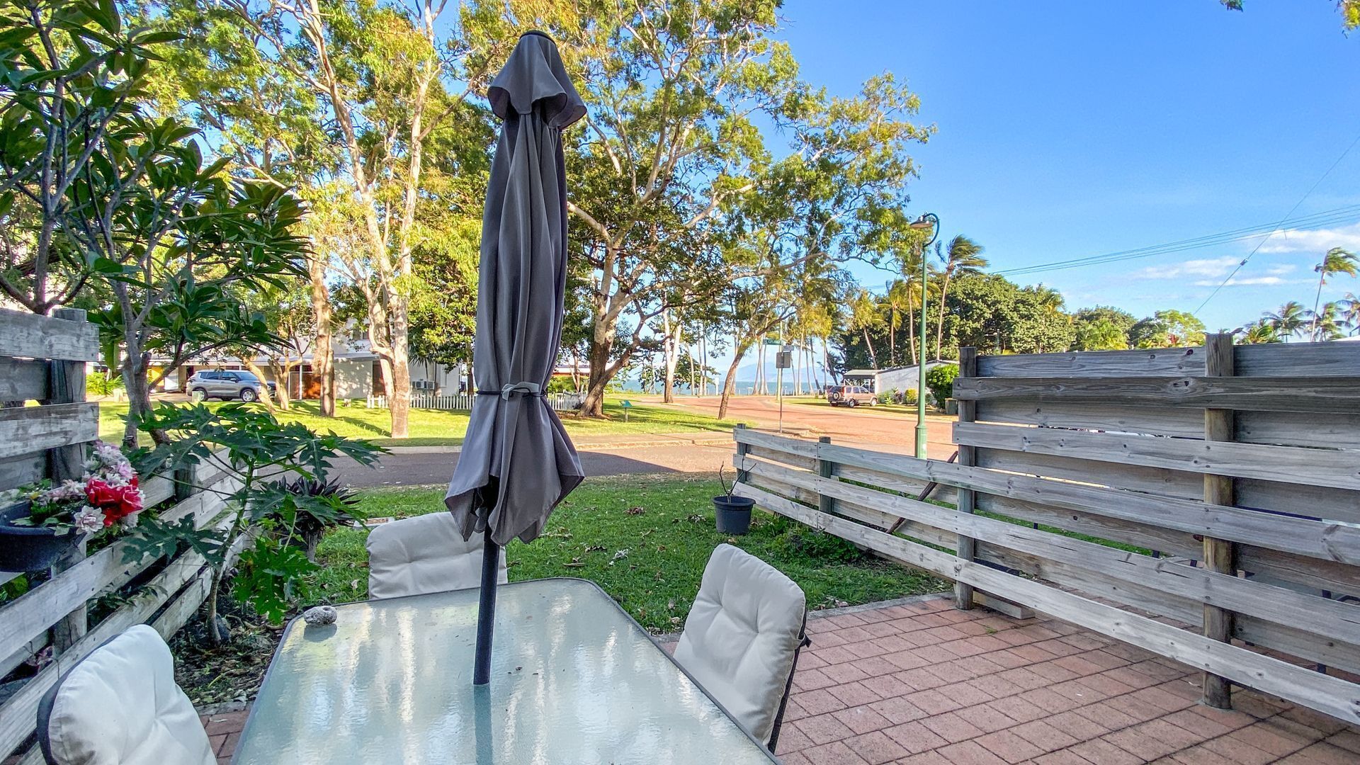 Front of property - water views