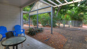 Terrace/patio - Loyang Apartment 2 - Fantastic value island getaway with complex pool and short stroll to Alma Bay (Arcadia)