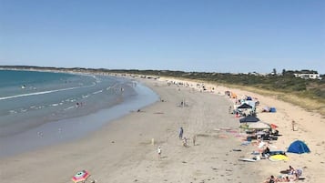 Aan het strand