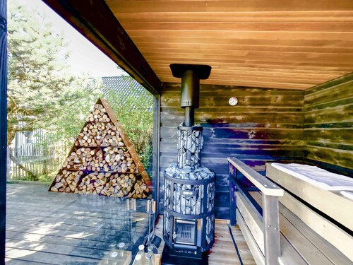 traumHaff® Endless Summer Loft, private NORDICSPA, fireplace, dog, 400m to the water