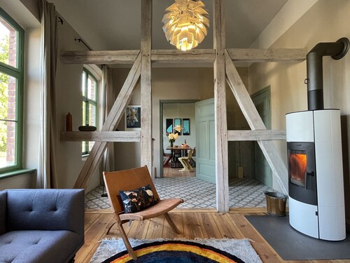 traumHaff® Endless Summer Loft, privates NORDICSPA, Kamin, Hund, 400m zum Wasser