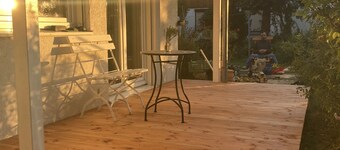 Ferienhaus mit Wasserblick, Ruhig im Grünen