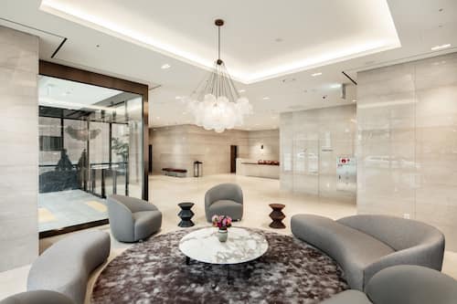 Lobby sitting area