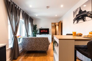 1 bedroom, iron/ironing board, travel crib, free WiFi