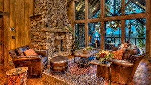 Cabin, 3 Bedrooms | Living room - El Oso Cabin by Escape to Blue Ridge (Morganton)