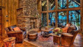 Cabin, 3 Bedrooms | Living room